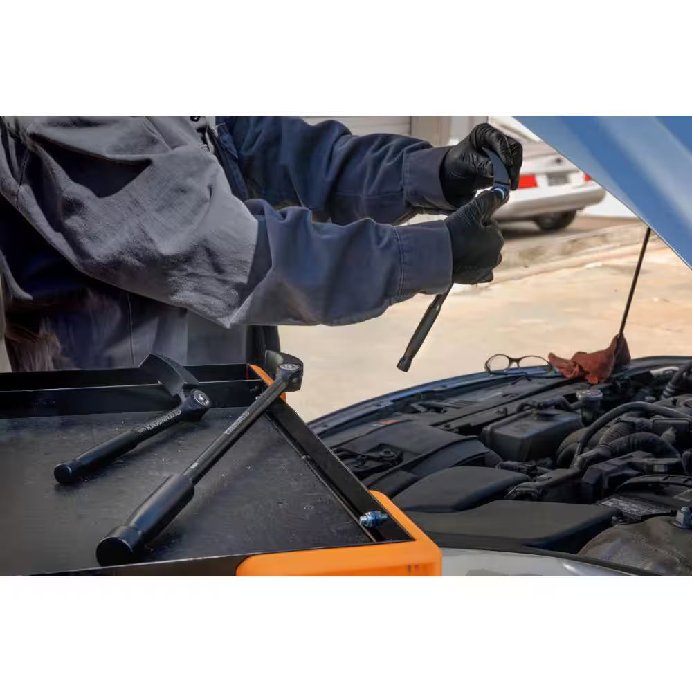 8 In., 10 In., and 16 In. Indexing Head Pry Bar Set (3-Piece)