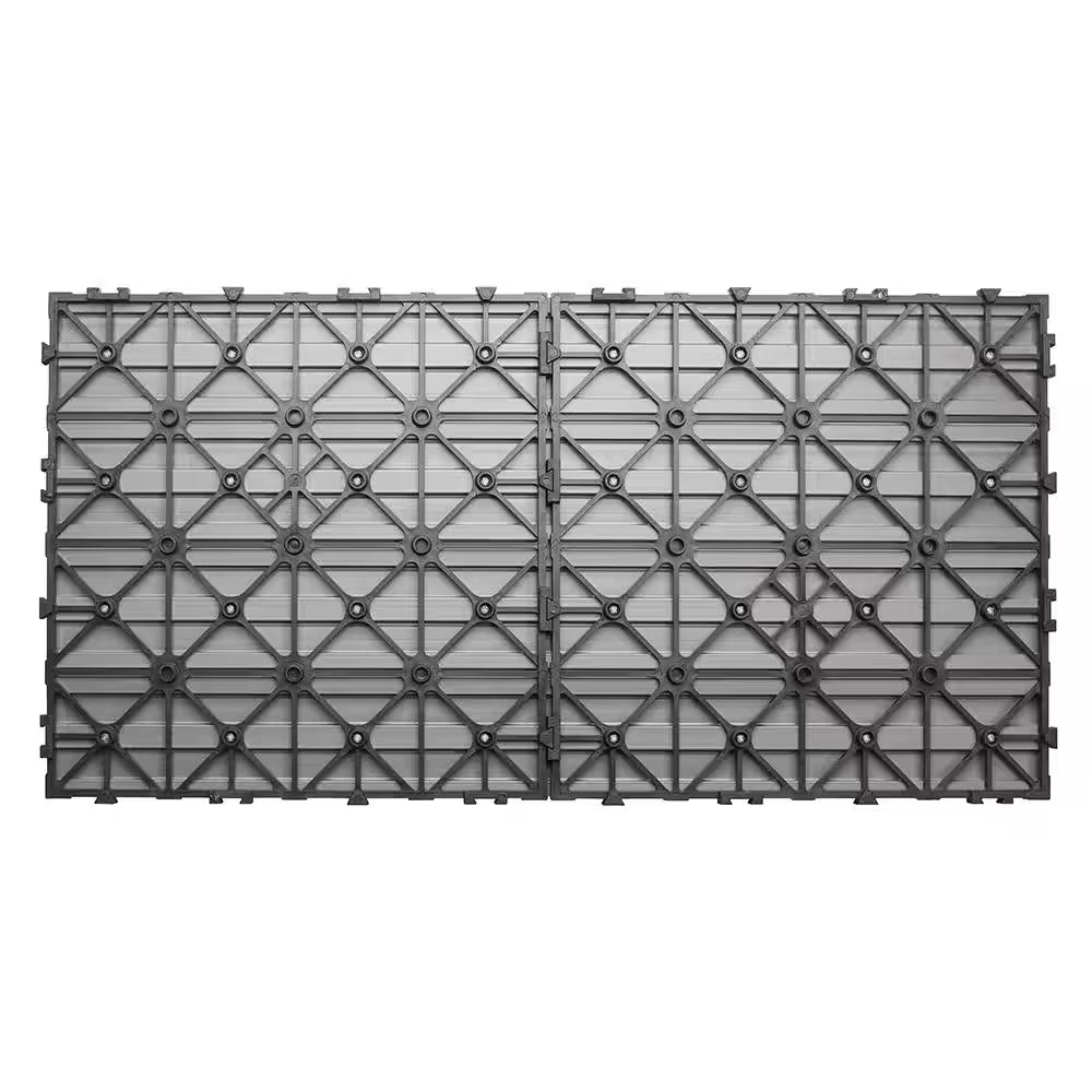 Ultrashield Naturale 1 Ft. X 2 Ft. Quick Deck Outdoor Composite Deck Tile in Westminster Gray (20 Sq. Ft. per Box)