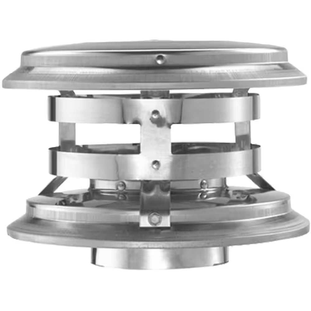 Pelletvent for Multi-Fuel 3In. Diameter Vertical Cap