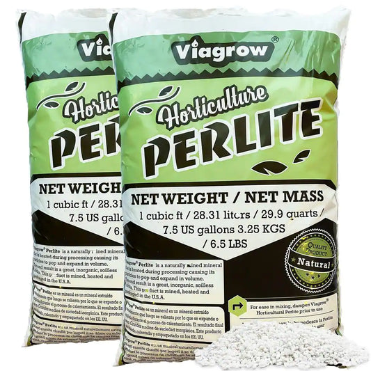 1 Cu. Ft./29.9 Qt. Organic White Perlite Planting Soil Additive and Growing Medium (2-Pack)