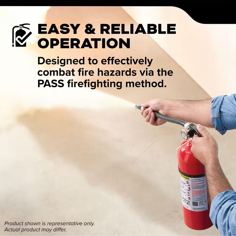 Pro 210 Rechargeable 2-A:10-B:C Class ABC 4 Lb. Fire Extinguisher 21030918