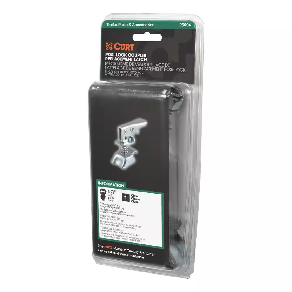 Replacement 1-7/8" Posi-Lock Coupler Latch for Straight-Tongue Couplers