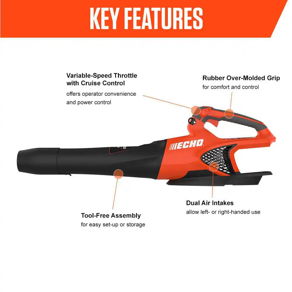 56V 151 MPH 526 CFM Cordless Battery Powered Handheld Leaf Blower with 2.5Ah Battery and Charger