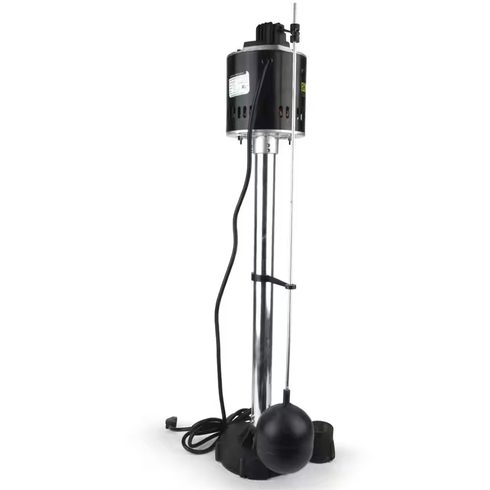 1/3 HP Cast Iron Pedestal Sump Pump