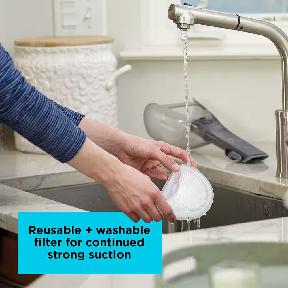 Dustbuster 10.8-Volt Cordless 2.1 Cup Handheld Vacuum (Deep Ocean Blue)