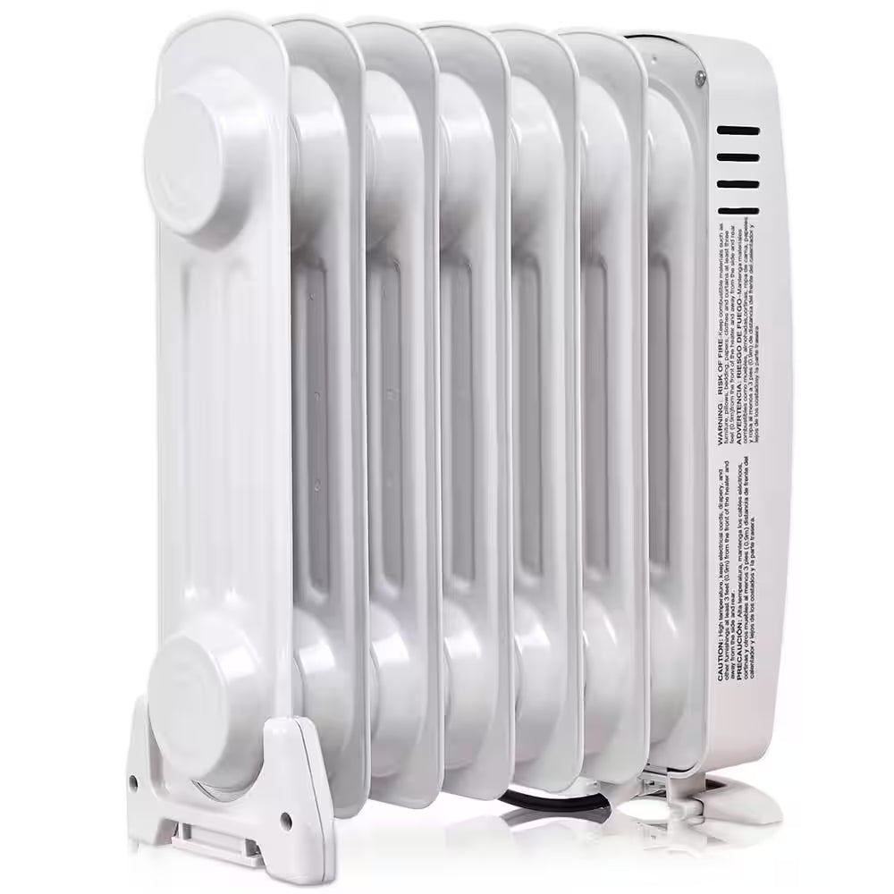 700-Watt Electric Oil-Filled Radiant Space Heater