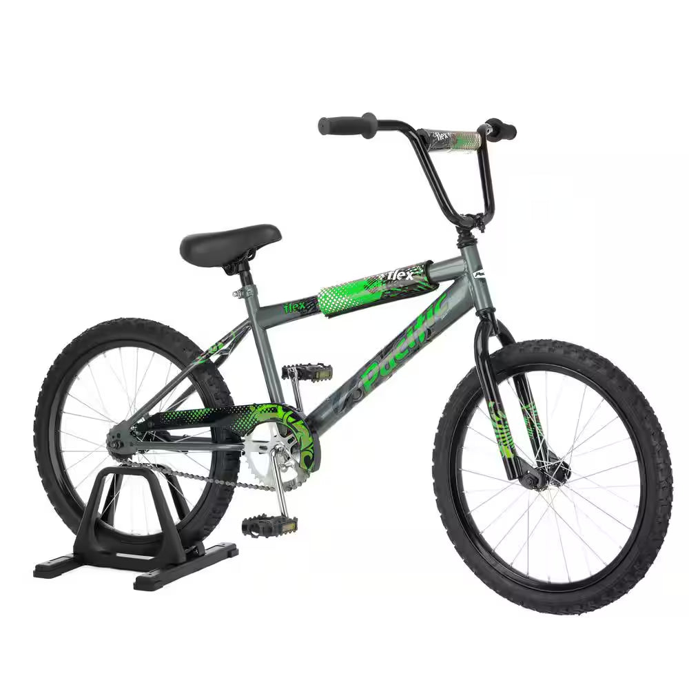 Black 1-Bike Portable Floor Stand Garage Bike Rack