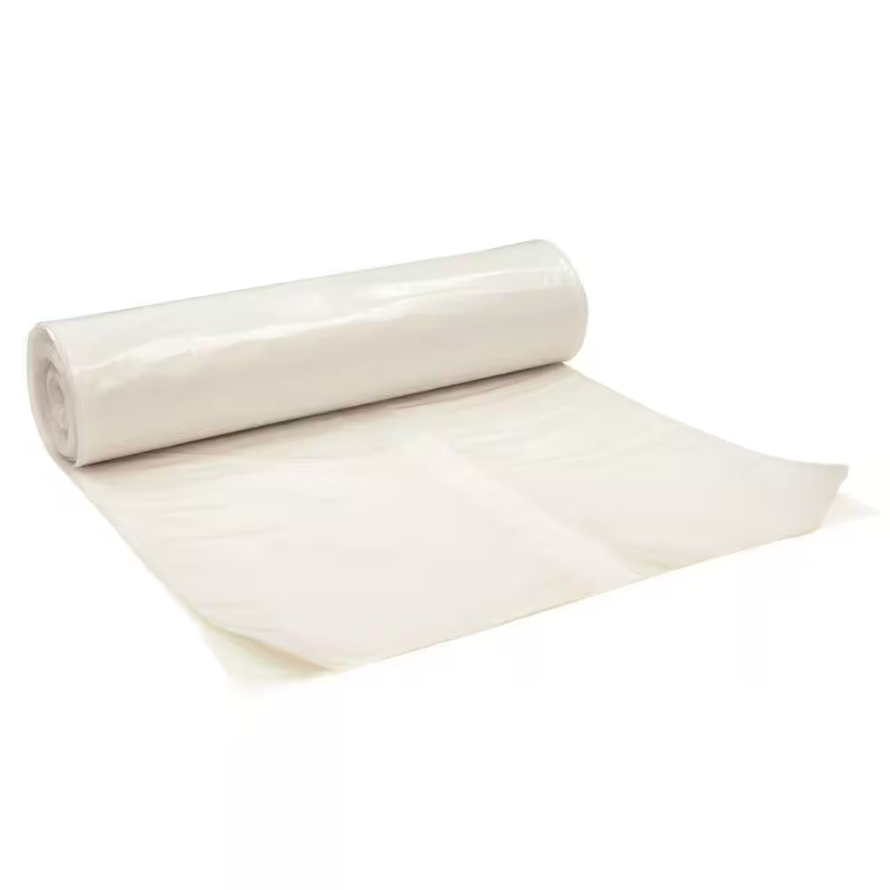 10 Ft. X 25 Ft. Clear 3.5 Mil Plastic Sheeting (2-Pack)