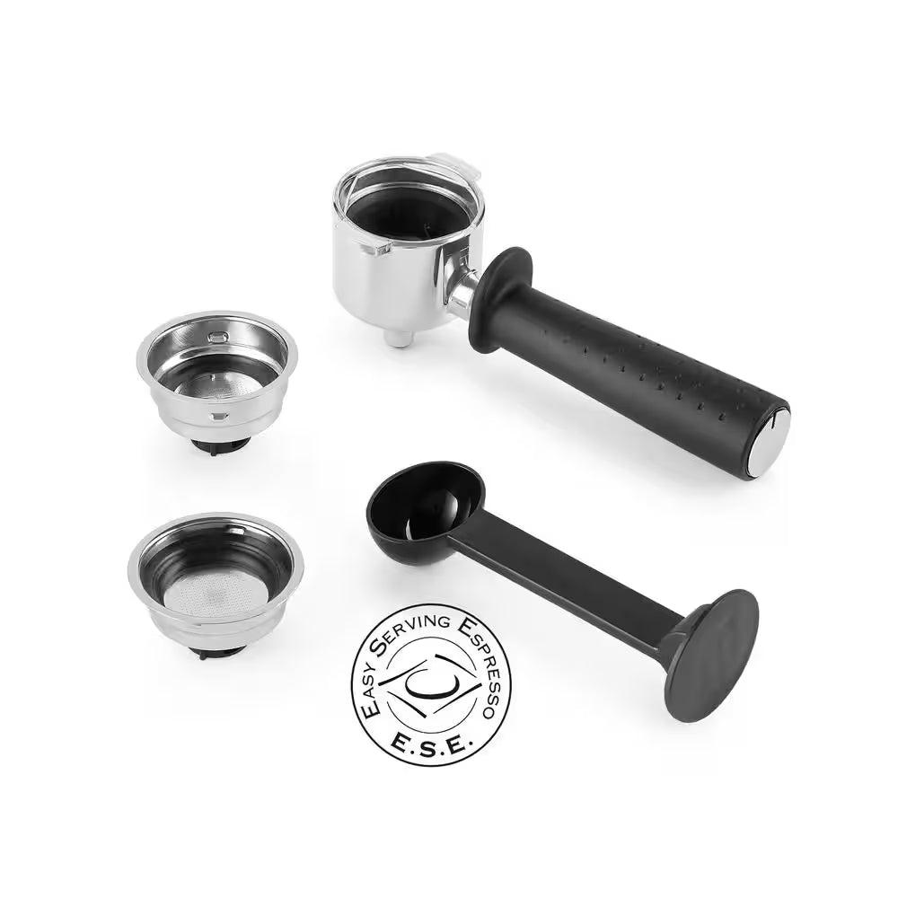 De'Longhi Stilosa Black and SS 15-Bar Pump Espresso Maker