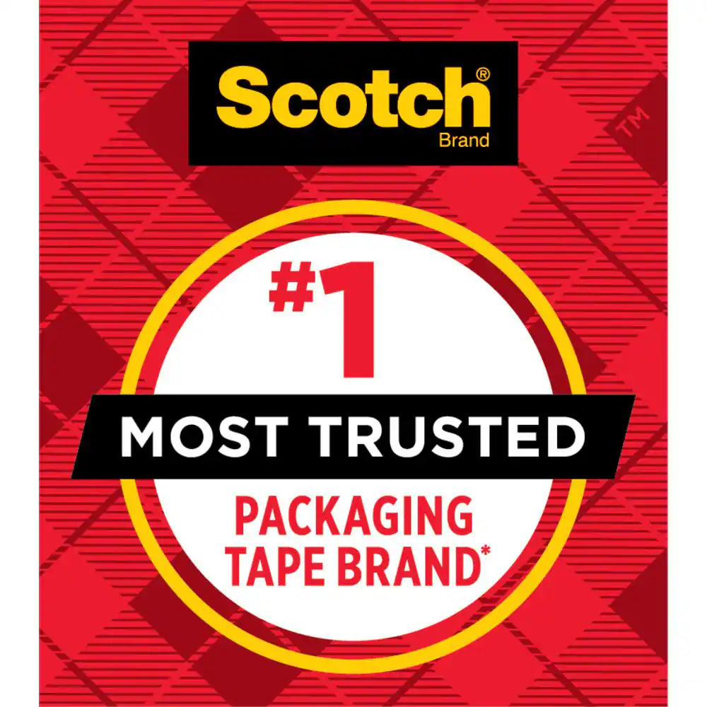 1.88 In. X 66.7 Ft. Heavy Duty Shipping Packaging Tape (6-Pack with Dispenser)