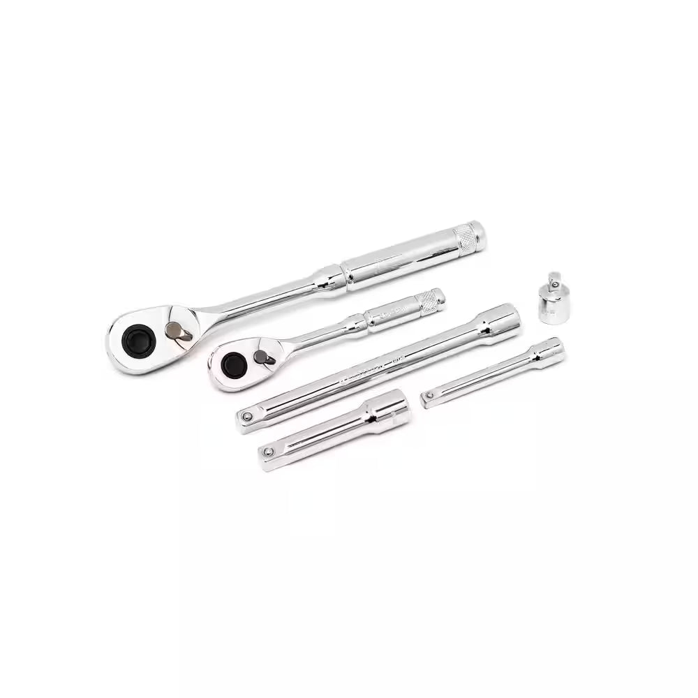 1/4 In. and 3/8 In. Drive 6-Point Standard Sae/Metric Mechanics Tool Set with Case (150-Piece)