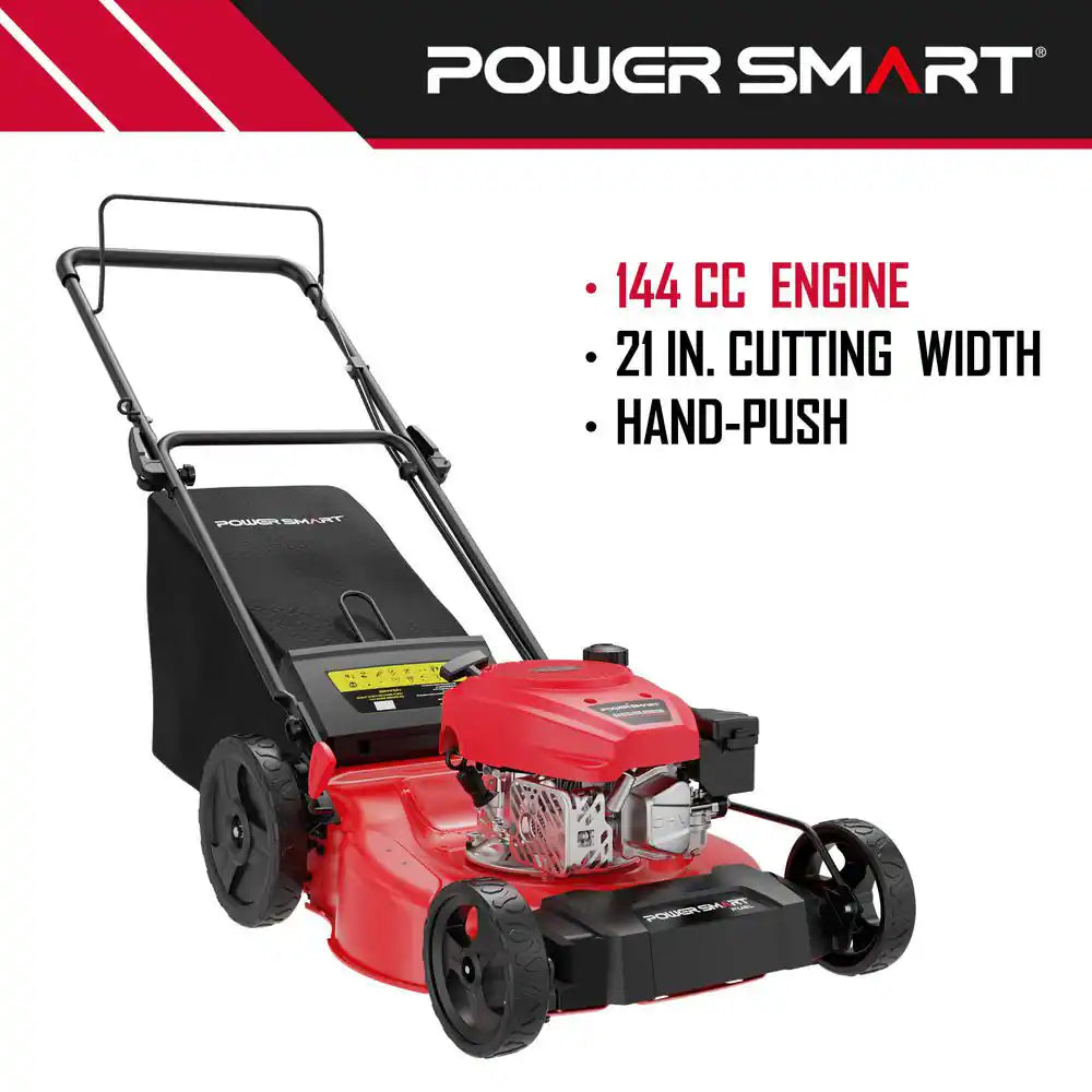 21 In. 144Cc OHV 4-Stroke Engine 3-In-1 Gas Push Lawn Mower