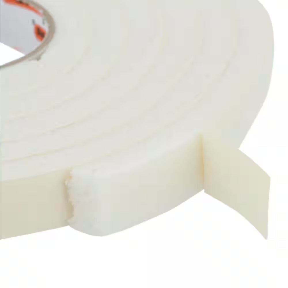 3/4 In. X 7/16 In. X 10 Ft. White High-Density Rubber Foam Weatherstrip Tape