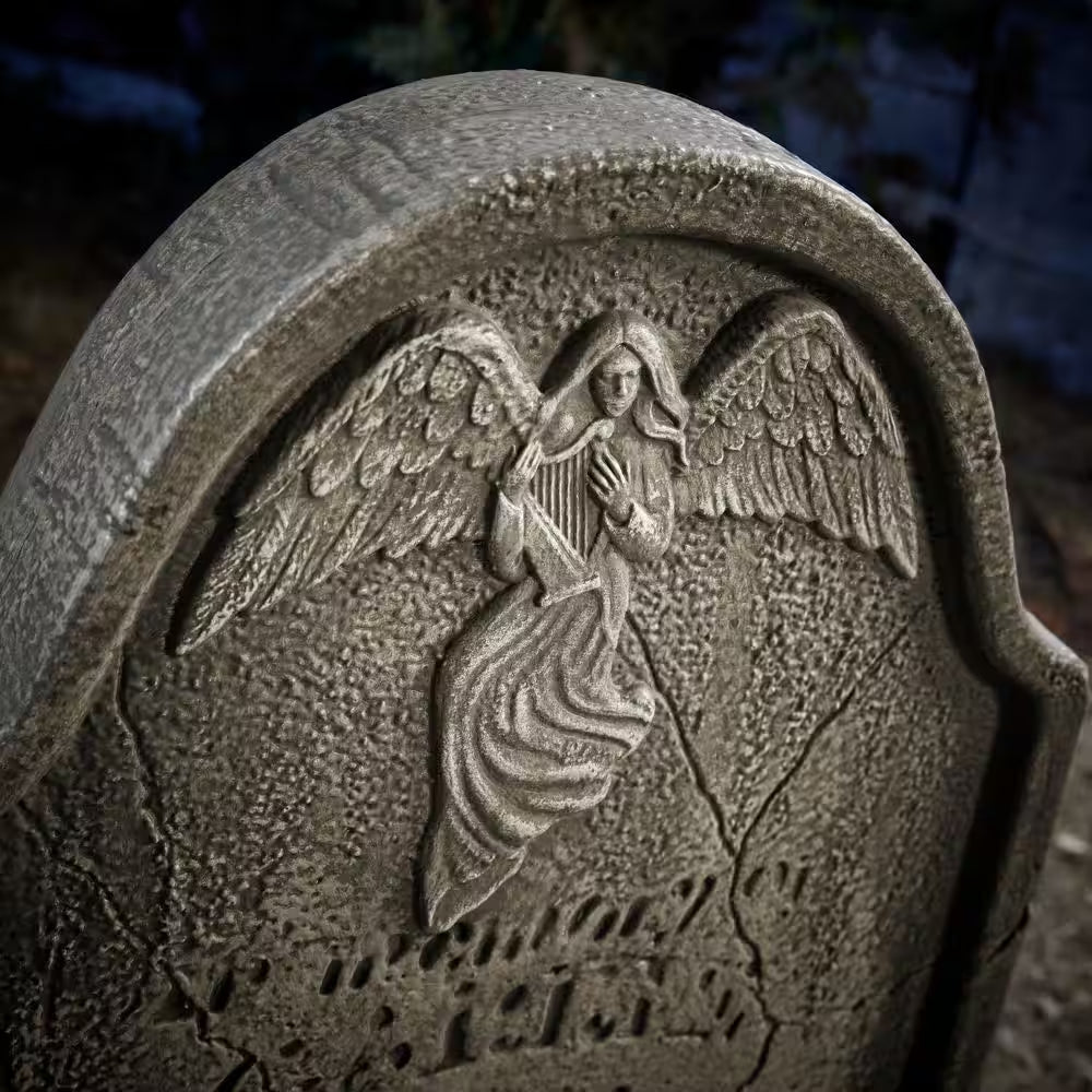 30 in Grave & Bones Angel Tombstone