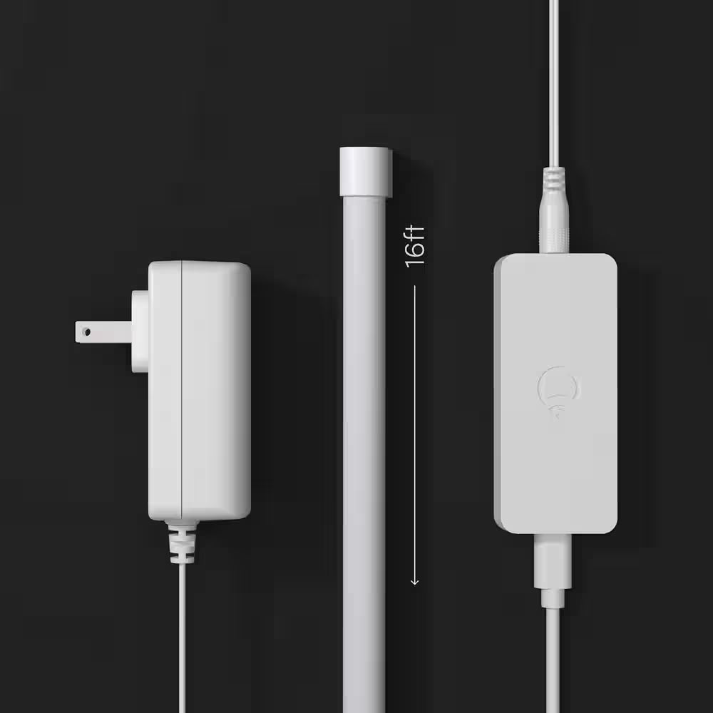 16 Ft. Smart Multi-Color RGBW Wi-Fi Plug-In Neon Flex Integrated LED Strip Light Works with Alexa/Google/Homekit/Siri