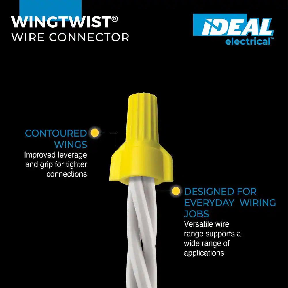 Wingtwist Wire Connector Assortment, Bag of 150