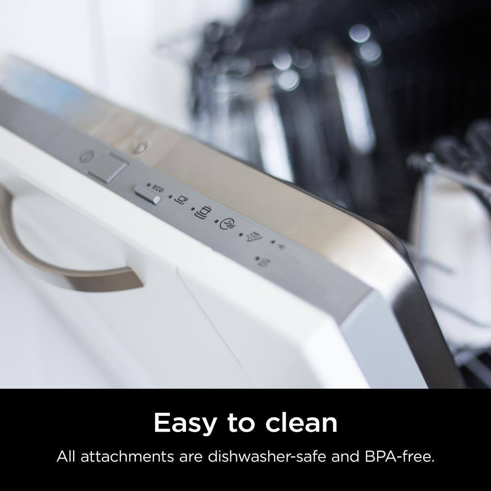 Foodi Power Mixer System, 5-Speed Black Immersion Blender and Hand Mixer