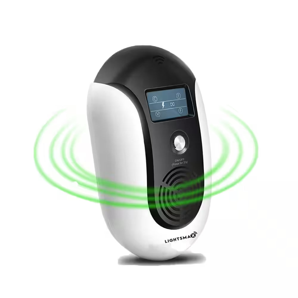 5-Watt Ultrasonic Electronic Indoor Pests Repeller Black Color