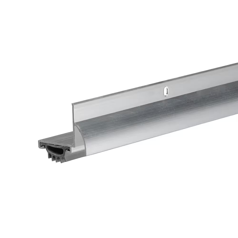 1-1/4 In. X 36 In. Silver Drip Cap L-Shape Door Bottom