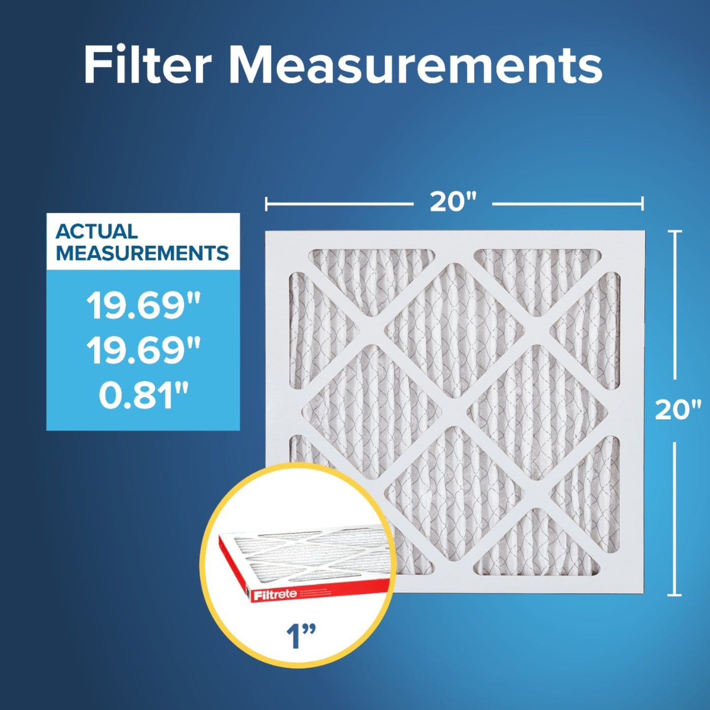 20 X 20 X 1 MERV 11 1085 MPR Allergen Defense Extra Electrostatic Pleated Air Filter 4 -Pack