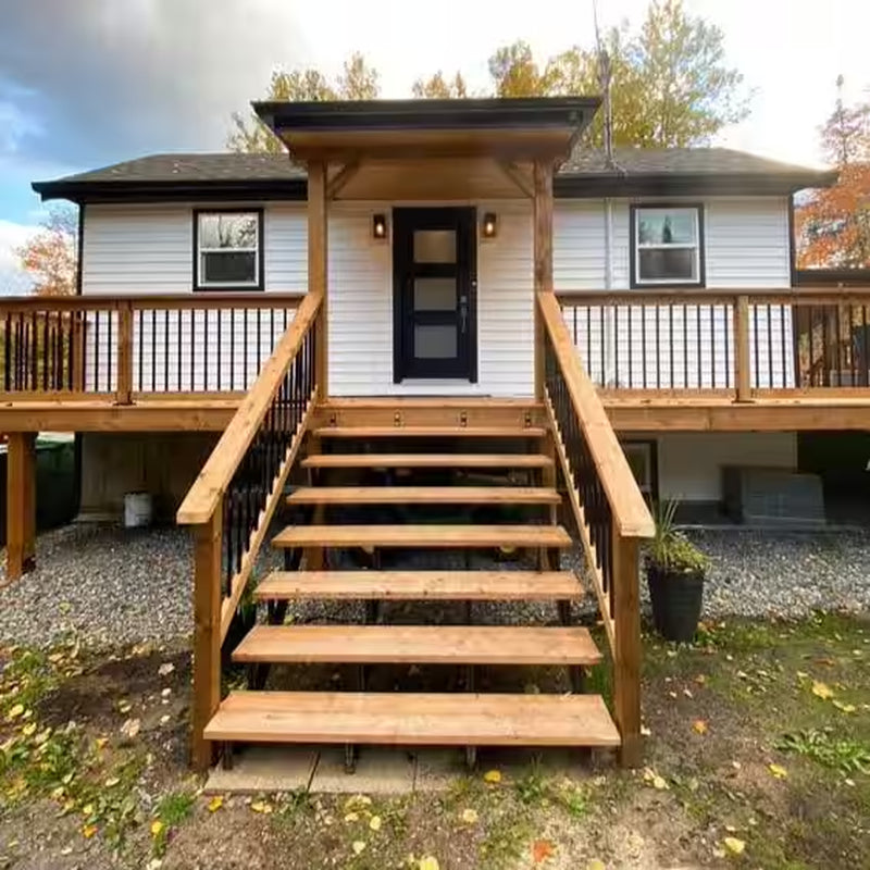 7-Steps Steel Stair Stringer Black 7-1/2 In. X 10-1/4 In. (Includes 1 Stair Stringer)