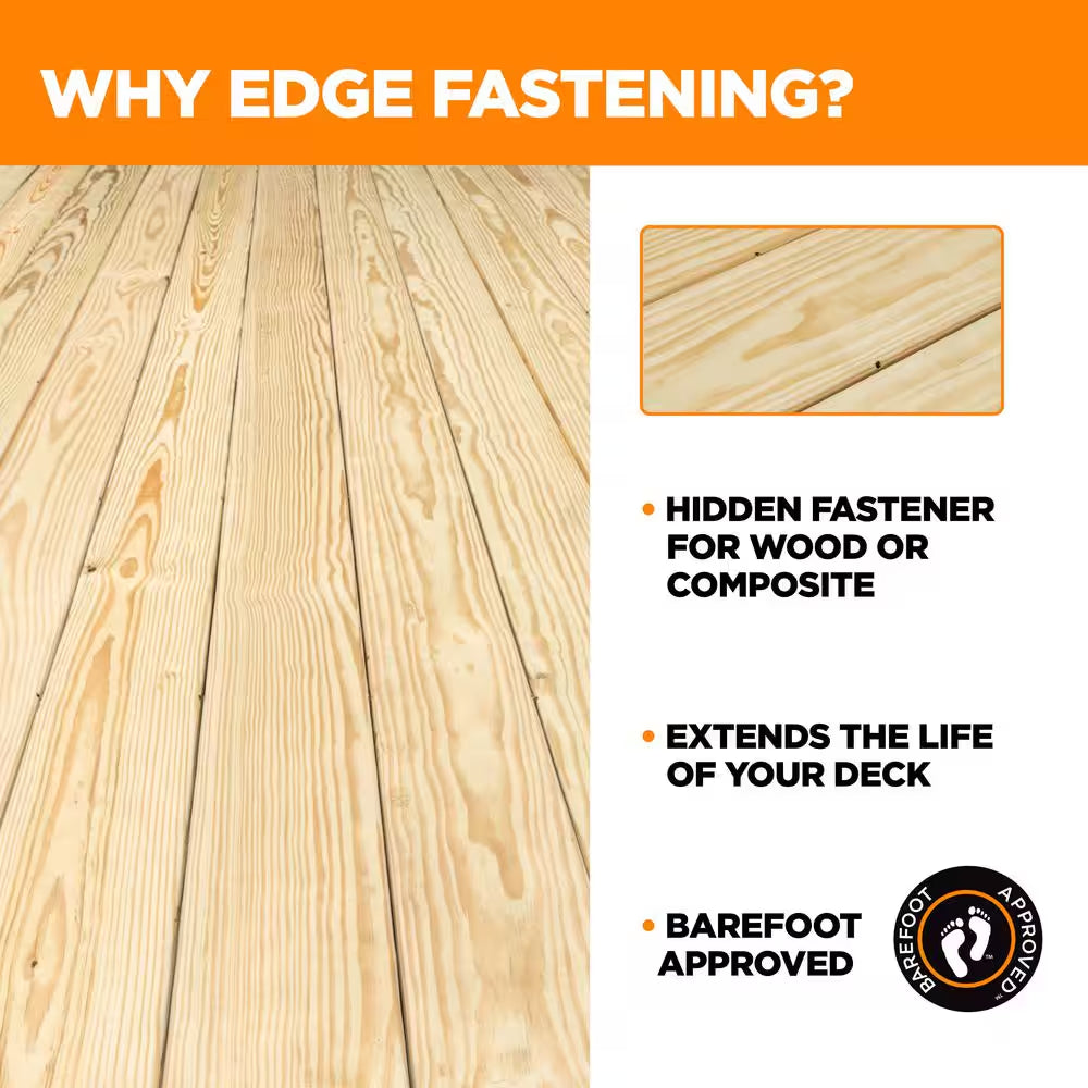 1-7/8 In. Exterior Decking Screw - Edge Hidden Deck Fasteners (700-Count)