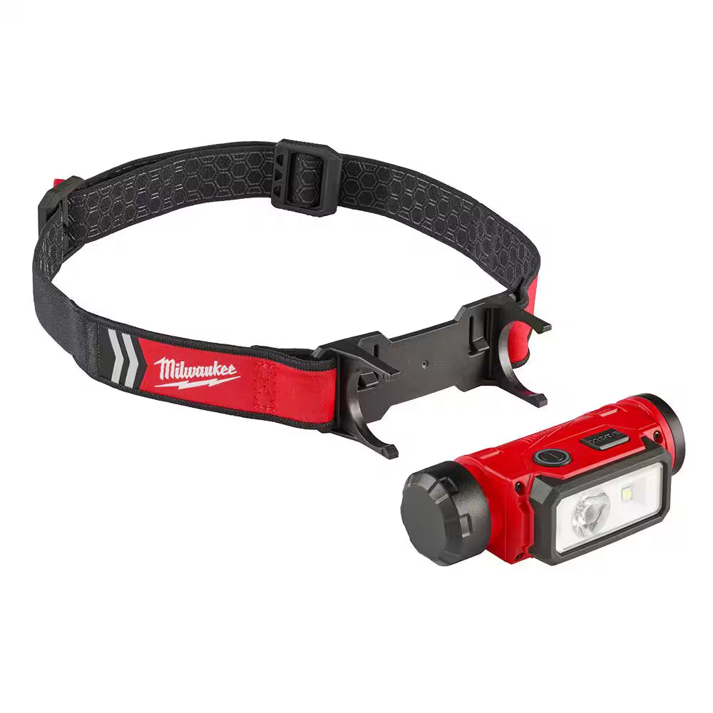 600 Lumens LED REDLITHIUM Hard Hat Headlamp (2-Pack)