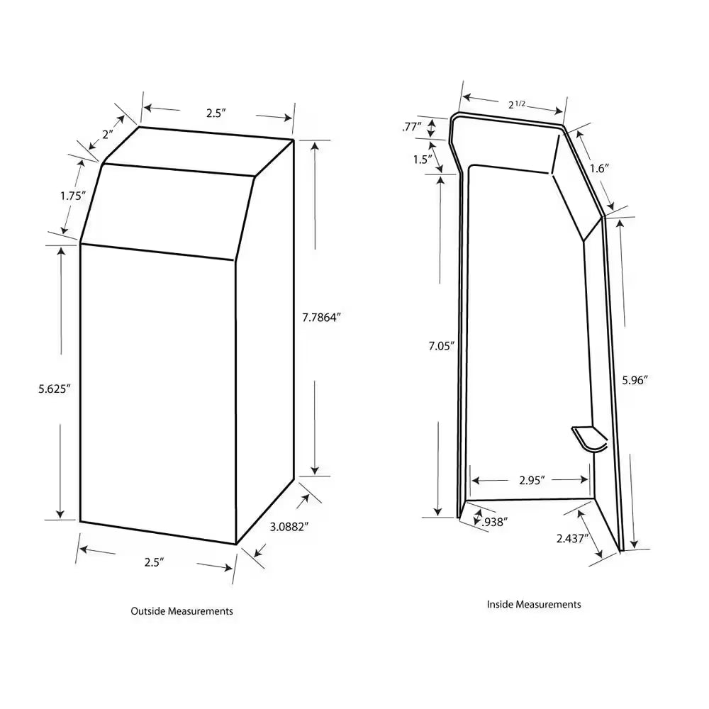 30/07 Original Series Left End/Wall Cap - Hot Water Hot Water Baseboard Cover (Not for Electric Baseboard)