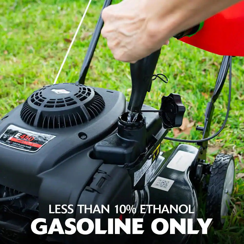 20 In. 125 Cc Briggs & Stratton Walk behind Gas Push Lawn Mower with 4 Wheel Height Adjustment and Prime 'N Pull Start