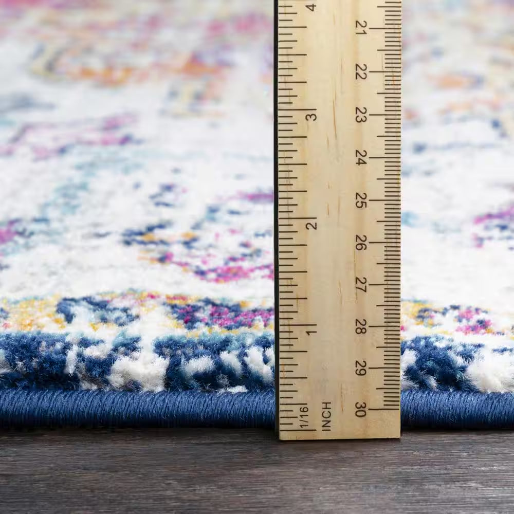 Demeter Ivory 8 Ft. X 10 Ft. Abstract Area Rug