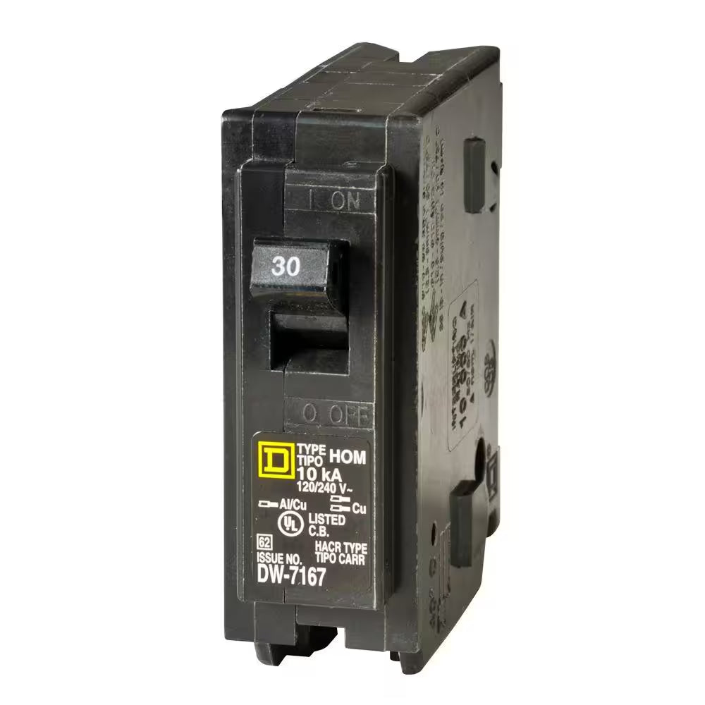 Homeline 30 Amp Single-Pole Circuit Breaker(Hom130Cp)