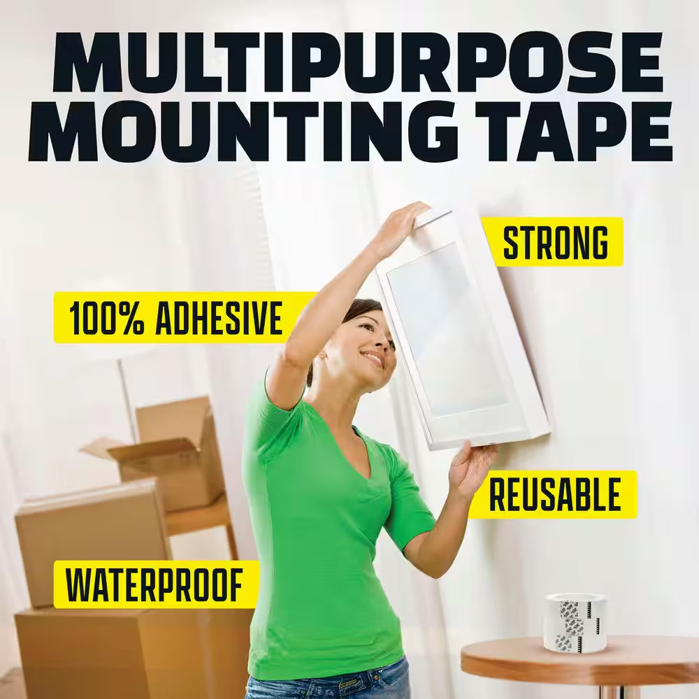 Alien Tape 10 Ft. Multi-Surface Tape Reusable Double-Sided (3-Pack)