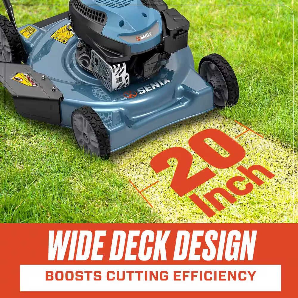 20 In. 144Cc 4-Cycle Gas Push Lawn Mower with Side Discharge