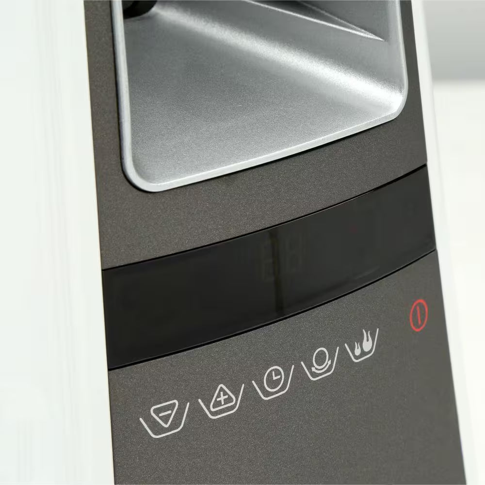 Bladeless 27 In. 1500-Watt Electric Oscillating Tower Space Heater with Digital Display and Remote Control