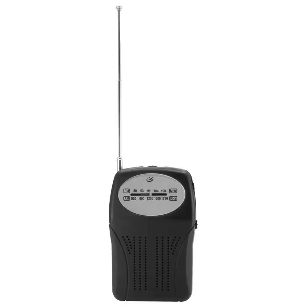 Portable AM/FM Radio with Headphones