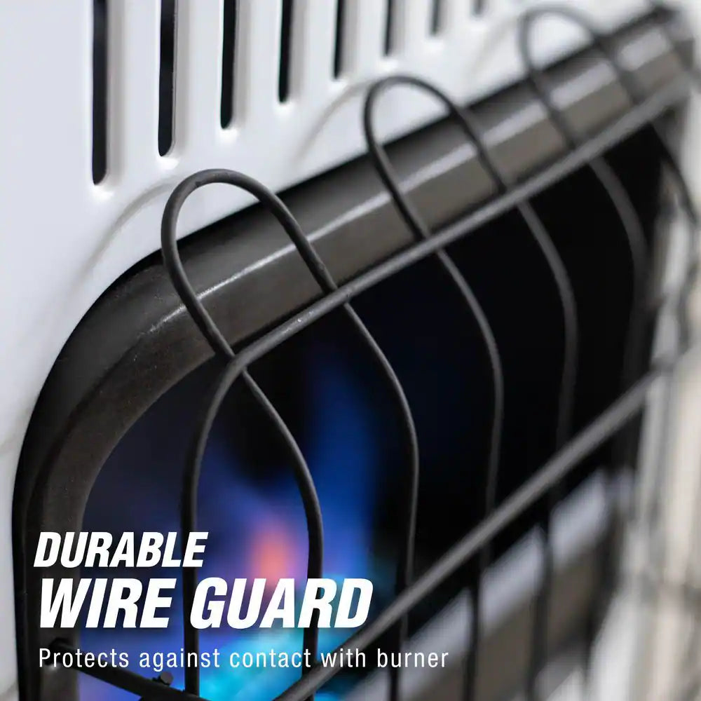 30,000 BTU Vent Free Blue Flame Natural Gas or Propane Dual Fuel Space Heater