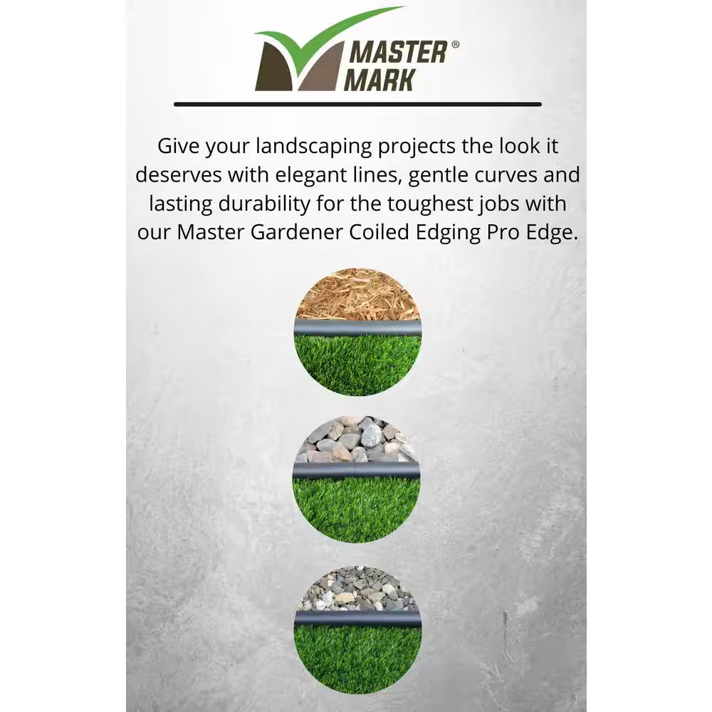 Pro 40 Ft. X 5 In. Coiled Landscape Edging with Stakes