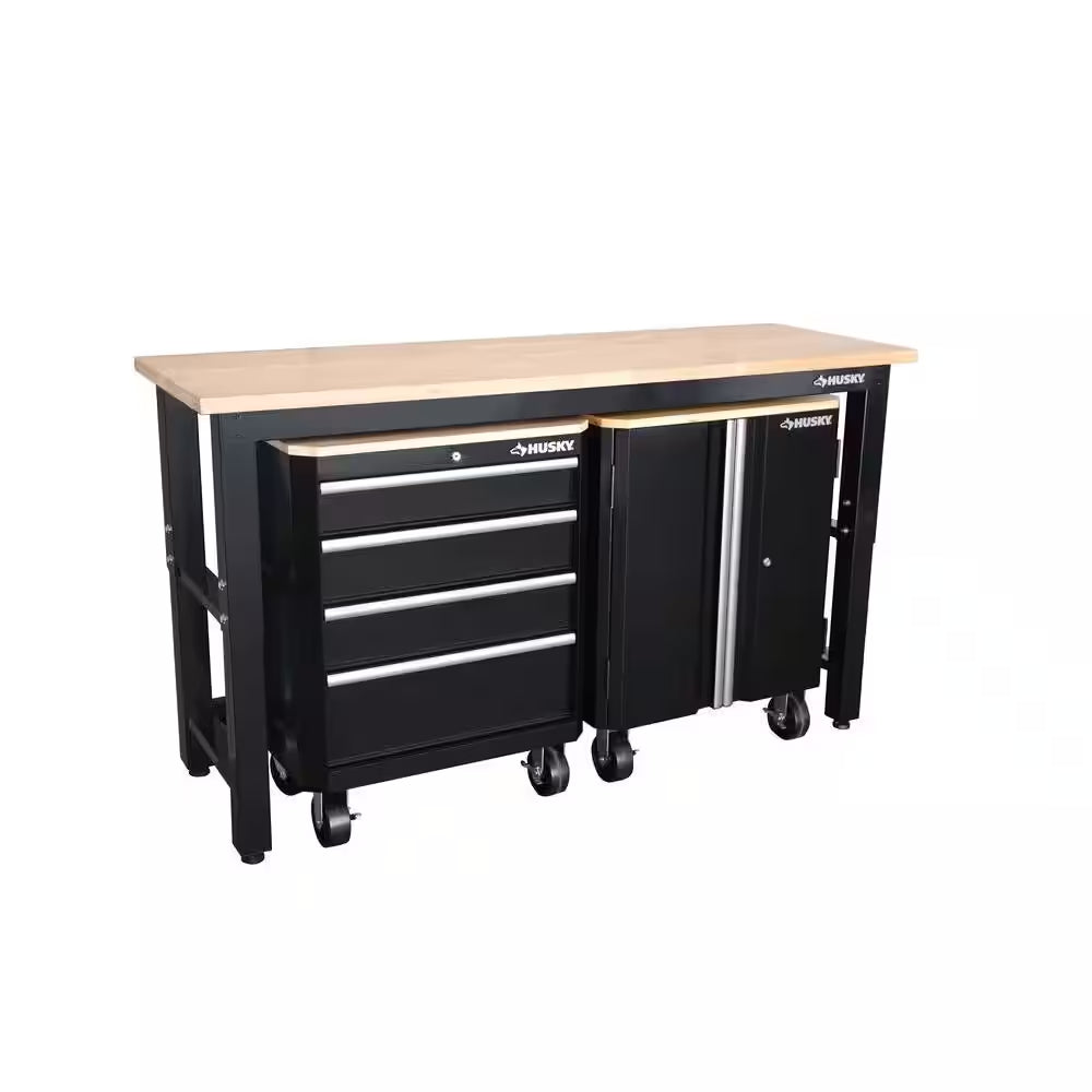 5 In. Caster Kit for Ready-To-Assemble Steel Garage Base Cabinets