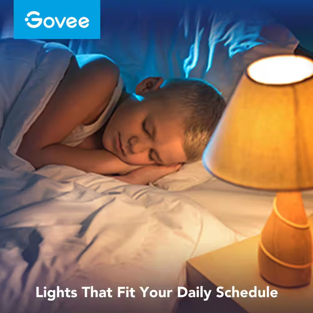 RGBIC Smart Integrated LED 24.6 Ft. Strip Light with 36 Watt Equivalent RGBWW Smart Light Bulb