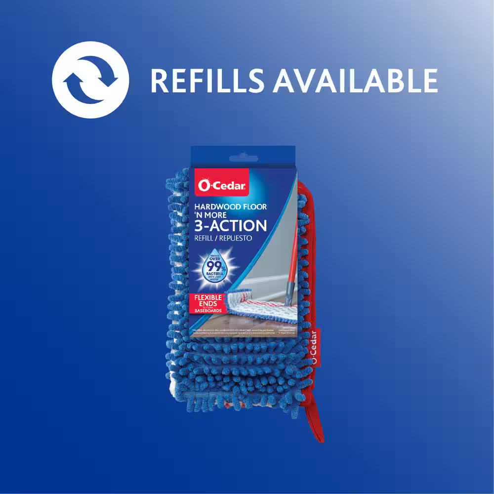 Hardwood Floor 'N More 3-Action Microfiber Mop