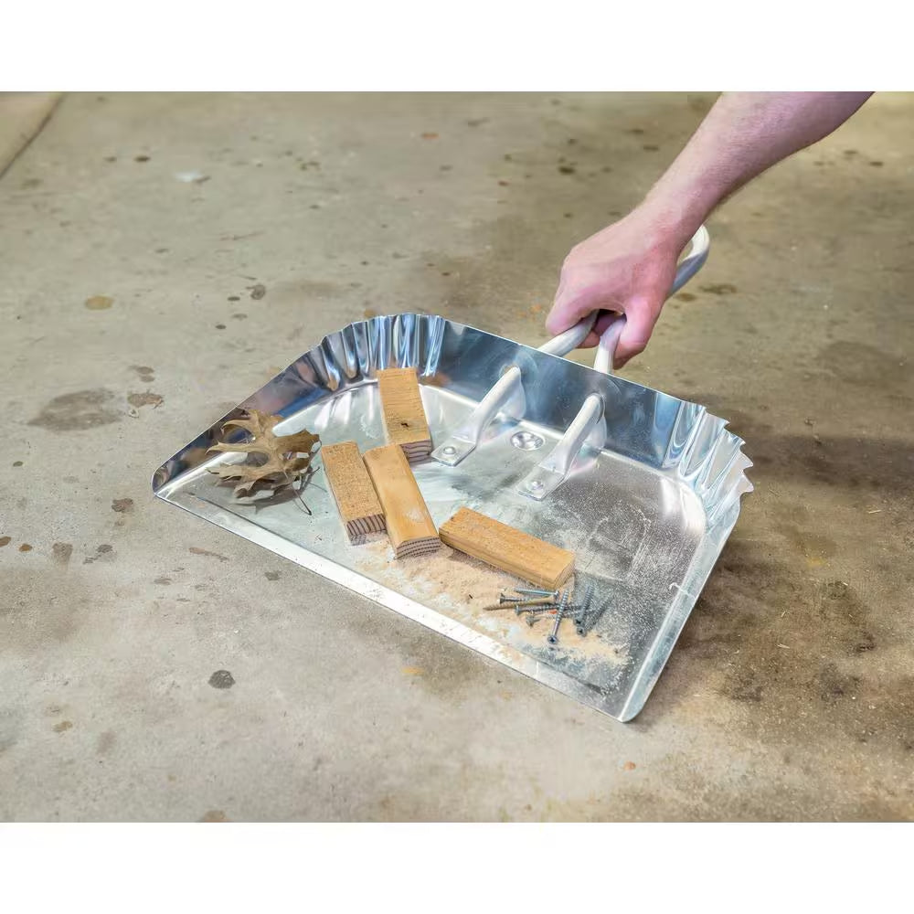 Professional 17 In. Aluminum Dust Pan (4-Pack)