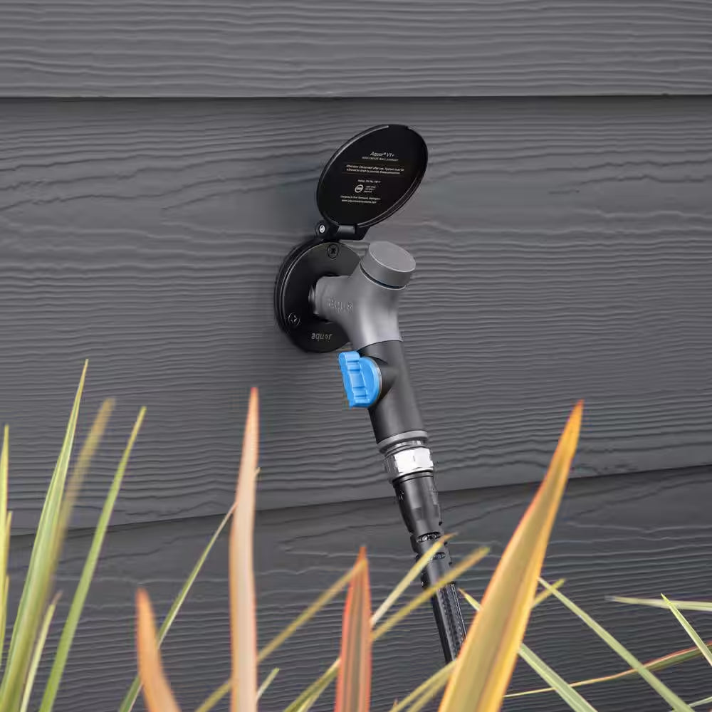 3/4 In. GHT Comfort Grip VB Hose Connector with Flow Control for V1 and Wall Faucet