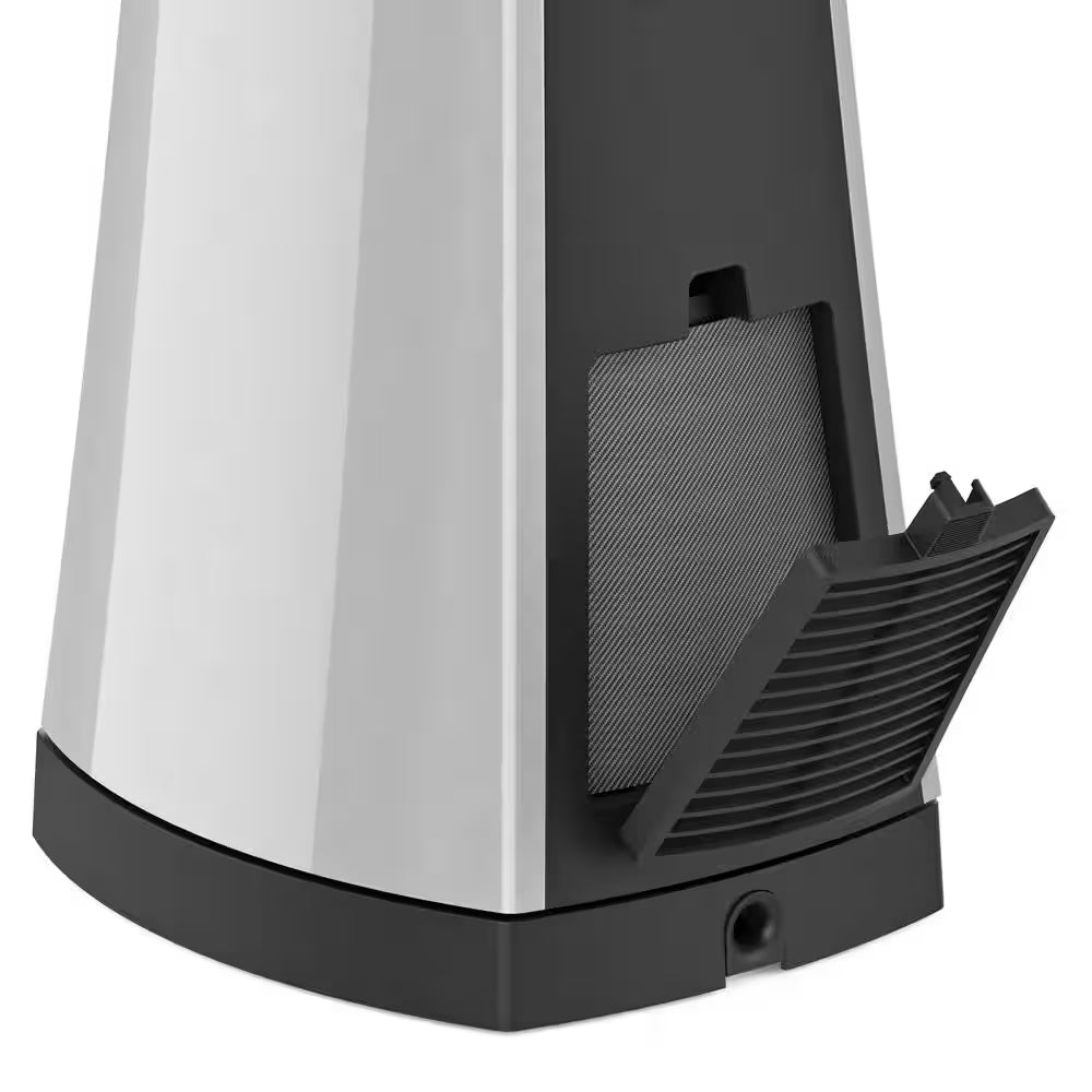 Bladeless 27 In. 1500-Watt Electric Oscillating Tower Space Heater with Digital Display and Remote Control