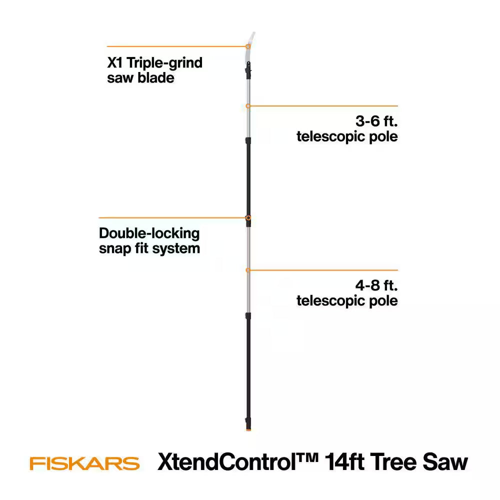 Xtendcontrol 15 In. X1 Saw 14. Ft. Interchangeable Tree Pruner