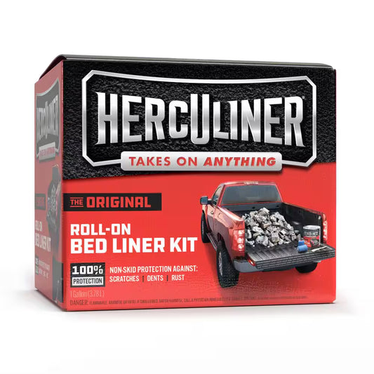 1 Gal. Solid Flat/Matte Black Truck Bed Liner Kit