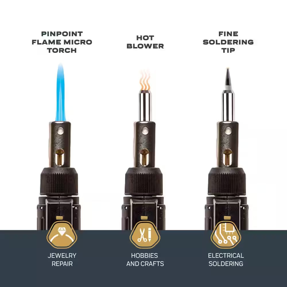 Detail Butane Pen Torch with Soldering Tip