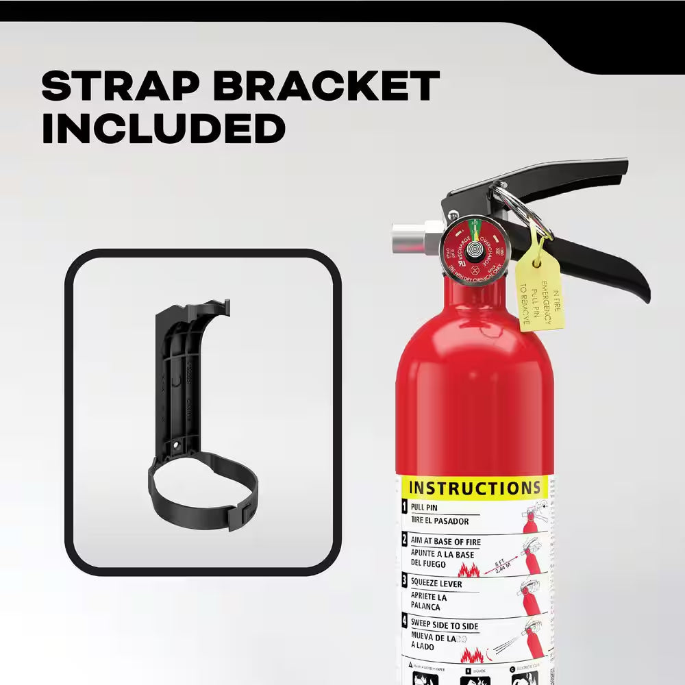 Pro 210 Rechargeable 2-A:10-B:C Class ABC 4 Lb. Fire Extinguisher 21030918