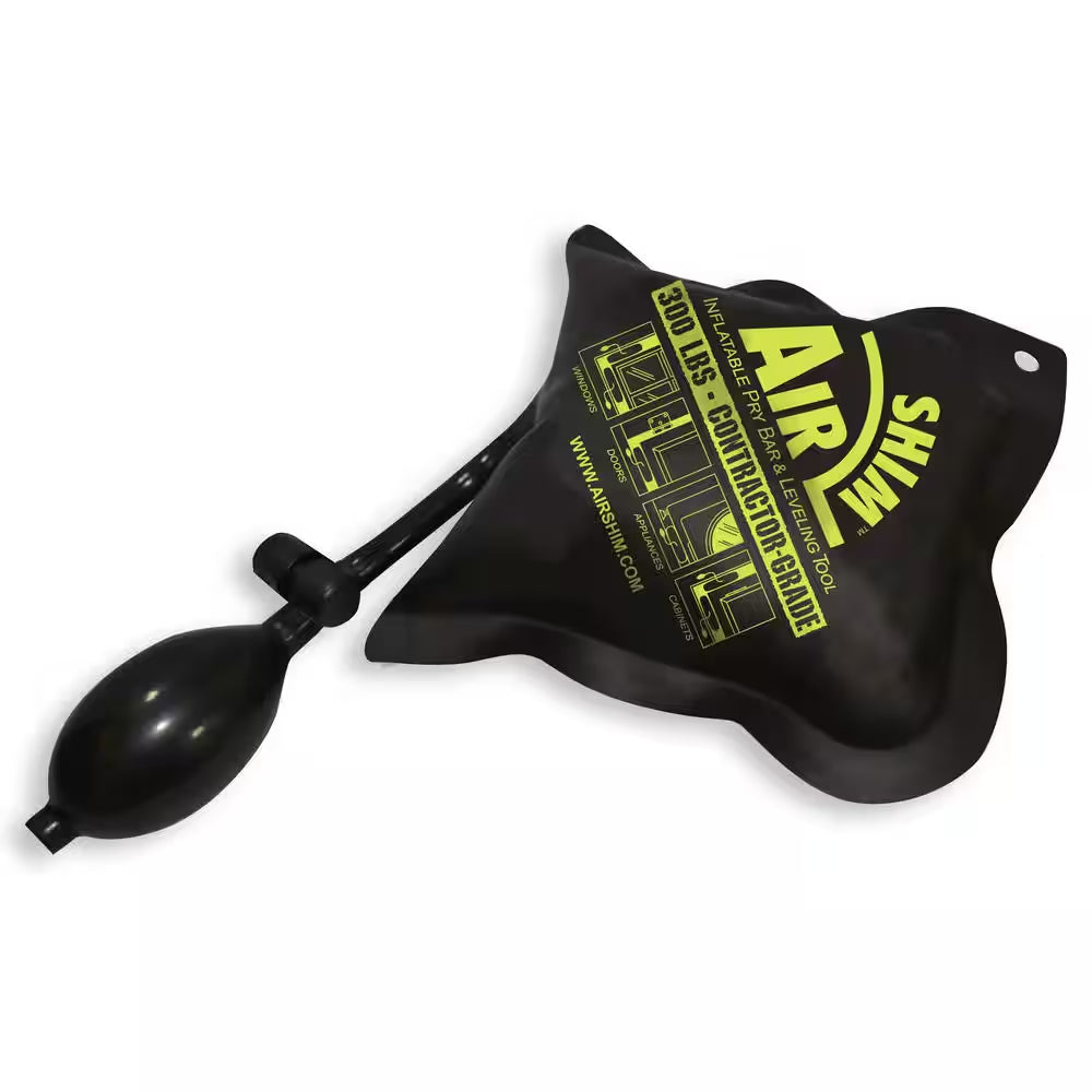 Contractor Grade Airshim Inflatable Pry Bar and Leveling Tool That Holds up to 300 Lbs.