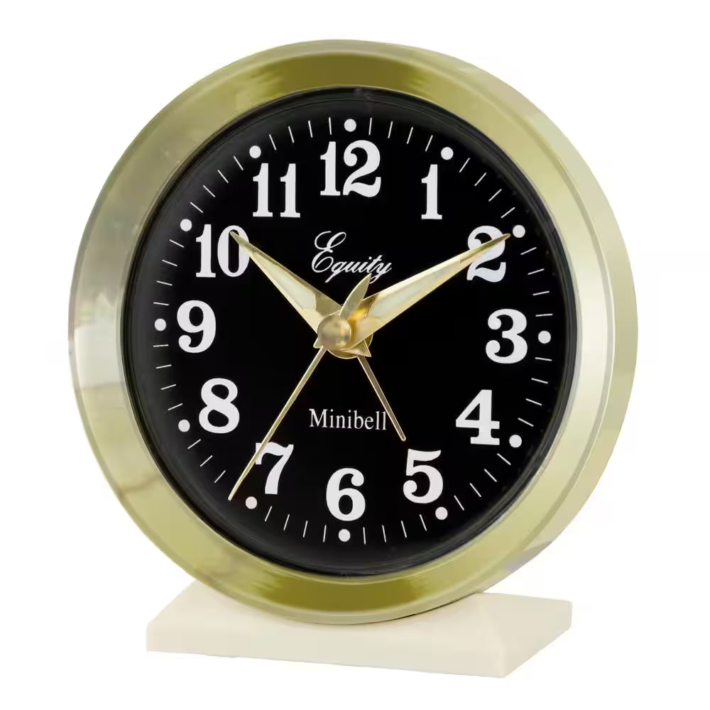 4 In. round Loud Bell Keywind Analog Alarm Clock