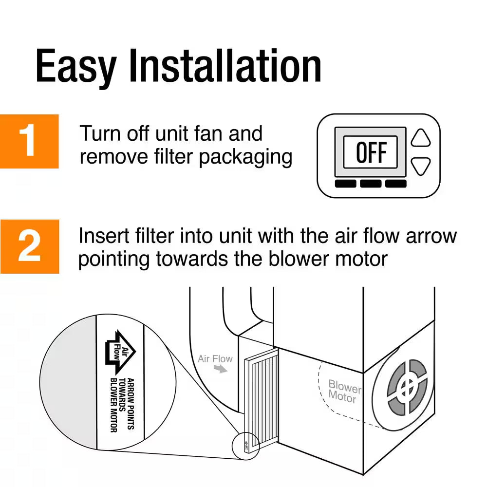 20 In. X 25 In. X 1 In. Standard Pleated Furnace Air Filter FPR 5, MERV 8 (12-Pack)